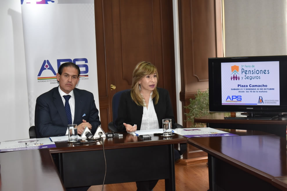 LA PAZ SEDE DE LA TERCERA FERIA DE PENSIONES Y SEGUROS