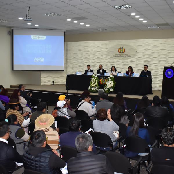4. La APS realizó la Rendición Pública de Cuentas Inicial 2024 con organizaciones de El Alto